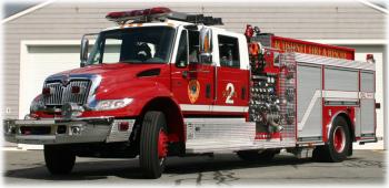 Squad 2 is a 2007 International 4400 Chassis with a Rescue Pumper body built by Smeal Fire Apparatus.